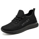Breathable Sneakers Men Handmade Shoes For Men Lace Up Men's Sneaker Mesh Lightweight Male Driving Shoes Zapatos De