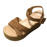 Sandals Women Summer Fashion Casual Wedge Open Toe Platforms Peep Toe Sandals High Heel Shoes Drop