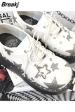 High Heels Y2k Shoes 2023 Summer Hot Star Graffiti Women Shoes On Platform Punk Gothic Lolita Mary Jean Platform