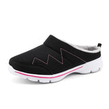 Plush Slippers Men Outdoor Heel Wrap Men Shoes EVA Anti-slip Thick Sole Platform Shoes Warm Women Winter Slipper for
