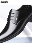 Business Men Dress Shoes Fashion Elegant Formal Wedding Shoes Men Slip on Office Oxford Shoes for