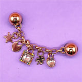 Metal Chain Shoe Charms Accessories Luxury Shiny Rhinestone LOVE Shoe Buckle Decorations fit Kids X-mas Party Gifts