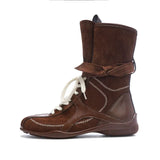 Height-Hunting Duck Boots Lady In The Match Color Niche Design With Boxing Boots Outdoor Workwear Martin