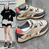 Breakj Korean Platform Dad Shoes Spring 2025 New Street Photo Student Running Shoes