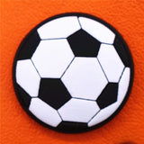 Cute Beetle Football WFH Shoe Buckle Accessories Love Your Mother Shoe Charm Decorations fit Croc Jibz Wristbands Kids