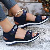 Breakj Spring And Summer New Women's Shoes Women's Sandals Sports Wind One-字 Type Dew Magic Sticker Cool