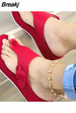 Women Slippers Casual Beach Slides Solid Wedges Mesh Breathable Ladies Shoes Open Toe Platform Female Footwear Mujer