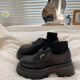 Lolita shoes new trend platform shoes thick bottom retro Mary Jane shoes college girls JK uniform leather shoe students