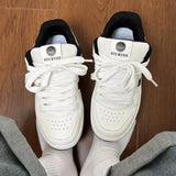 Breakj Shoes Female Small White Shoes Flat Floor Comfortable Increase Versatile Fashion Four Seasons Regular Ins Campus Wind China-Fashion