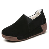 Breakj 2023 New Cow Skin Sneakers Korean Version Of The Fashion Thick-Soled Rocker Women's Singles Mother Shoes Casual Women's