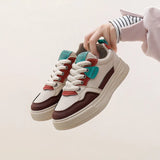 Breakj 2025, Small White Shoes New Korean Version Ins Schoolgirls Taller Platform Sports Board Shoes Casual Shoes