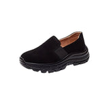 Breakj Size Women's Shoes Casual One-Legged Female Rocking Shoes Thick Soles Mother Shoes Soft Soles Comfortable Slopes And Lazy
