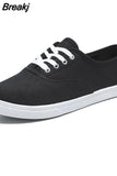Light Sports White Shoes Women Breathable Canvas Sneakers Black Shoes for Basket Femme Ultralight Casual Sneaker