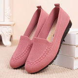 Shoes Women's Summer Mesh Breathable Flat Shoes Ladies Comfort Light Sneaker Socks Women Slip on Loafers Zapatillas