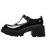 Heels Waterproof Platform College Student Cosplay Costume Shoes Lolita Shoes Women Japanese Style Vintage Soft Sister