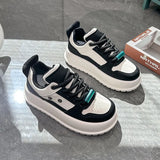 Breakj White Shoes Women 2023 New Fall Student Korean Version Versatile Casual Ins Trendy Platform Fashion Shoes