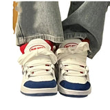Breakj And Winter Fashion Small White Shoes Women's Board Shoes Cat Cute Trend Shoes Platform Lightweight Breathable Heighten Student