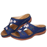 Breakj Summer Outside The Seaside Wear New Slippers Leisure Slopes And Flowers Shoes Beach Vacation Rome Cool Drag Sandals