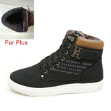 2021 Hot Men Shoes Fashion Warm Fur Winter Men Boots Autumn Leather Footwear For Man New High Top Canvas Casual Shoes