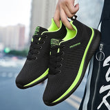 Men Sneakers Mesh Casual Shoes Lac-up Men Shoes Lightweight Vulcanize Shoes Walking Sneakers Man Running Gym