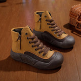 Breakj Small White Shoes Students Korean Version Of The Female Tide In 2024 Fall New Platform Increased Breathable Casual Shoes Street Shot