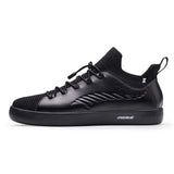 2019 Couple Skateboarding Shoes Men Sneakers Leather Casual Breathable Lace Up Walking Shoes Knitted Mesh Flats