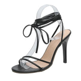 women sandals narrow band vintage square toe high heels cross strap thong sandals women V shape design shoes