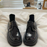 Lolita shoes new trend platform shoes thick bottom retro Mary Jane shoes college girls JK uniform leather shoe students
