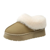 Autumn And Winter Pedal Snow Boots Women's Shoes Plus Cotton Shoes Plus