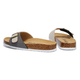 2023 New Summer Beach Holiday Women Cork Slipper Casual Buckle Non-slip Outside Nubuck Leather Slip on Slides