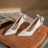 High Heels Female Autumn Fine Heel 2023 New French Temperament Small Heel Shoes Bride Main Wedding Shoe