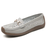 Breakj Small Gold Buckle Round Head Pedal Soft Base Shallow Mouth Fashionable Happy Lefu Shoes Female Wind Flat Shoes Soft Sole Single