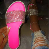 Cool Drag Women Summer New Large-Size Flat-Bottomed Dew-And-Word Drag Water Drill Women's