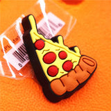 1pcs Chrysanthemum PVC Shoe Buckle Decorations Cute Watermelon Drink Sandal Accessories for Croc Jibz Kids Party