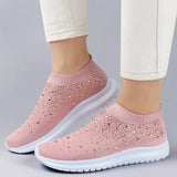Large-Size Water Drill Elastic Socks Shoes Casual Men's And Women's Sneakers Flying Woven Lightweight