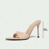 Breakj Women's High-Heeled Spring And Summer Tips And Sharps With Muller Fashion Elegant High-Heeled