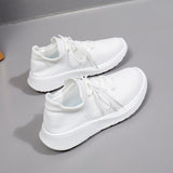 Breakj 2024 New Korean Version Breathable Flying Weaver Women's Shoes Ins Tide Students Running Sneakers Women's Casual Shoes BR