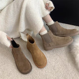 Slim And Comfortable ~ Casual Platform Snow Boots Women's Low-Slip Cotton Boots And Fluffy