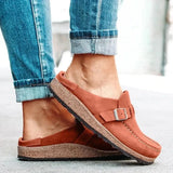 Women Summer Slippers Spring Sandals Fashion Solid Buckle Women Flats Shoes Casual Beach Ladies Plus Size Summer